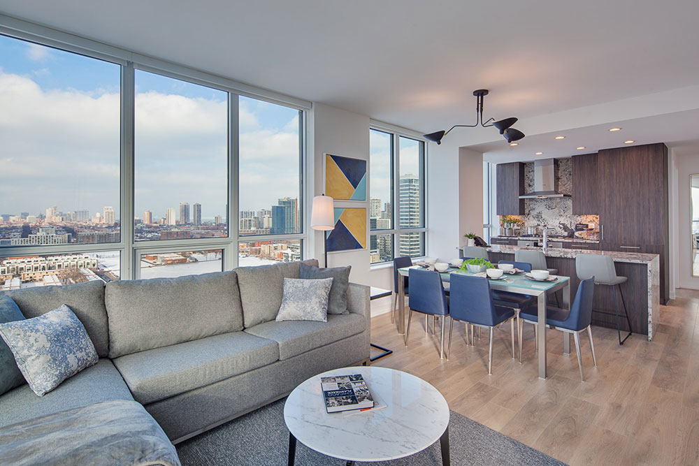 Furnished The Hudson by Onni Chicago Luxury Rental Apartments
